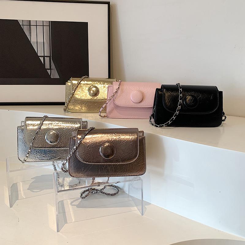 Fashionable Crossbody Small Square Bag Women's Bag New Summer Style Simple Shoulder Bag Popular Small Bag Women's Bag