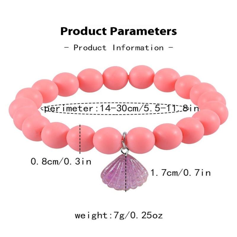 Браслет с подвесками для девочки, детский браслет из бусин, браслет дружбы, представляющий друзей, подарок для хорошего друга