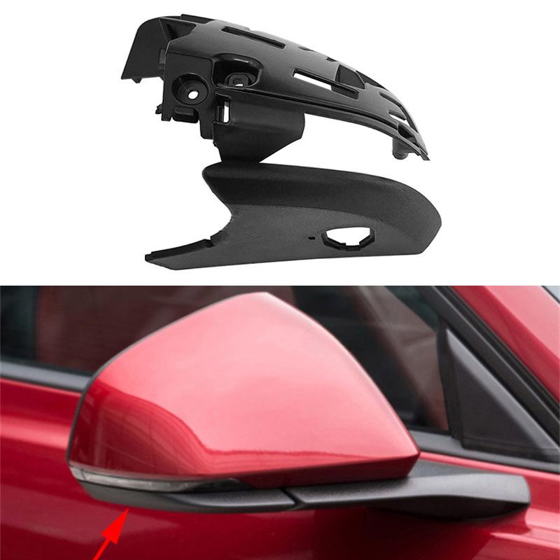 Fits Ford Mustang 2015-2021 CN European Version Car Side Mirror Base Cover, Left and Right, with Hole, Compatible 20.