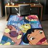 Custom Name Stitch Printed Carpet,Rug for Office Chair Living Room Bedroom Kitchen Room Decor Gifts.
