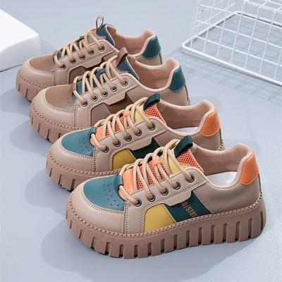 Весенние белые туфли женские новые весенние и осенние универсальные спортивные туфли для сноуборда на платформе повседневные туфли для папы летние модели