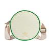 New Originals Jacquard Recycled Material Round Shoulder Bag Crossbody Bag Regular Women's Ivory & Mauve & Green IS3008