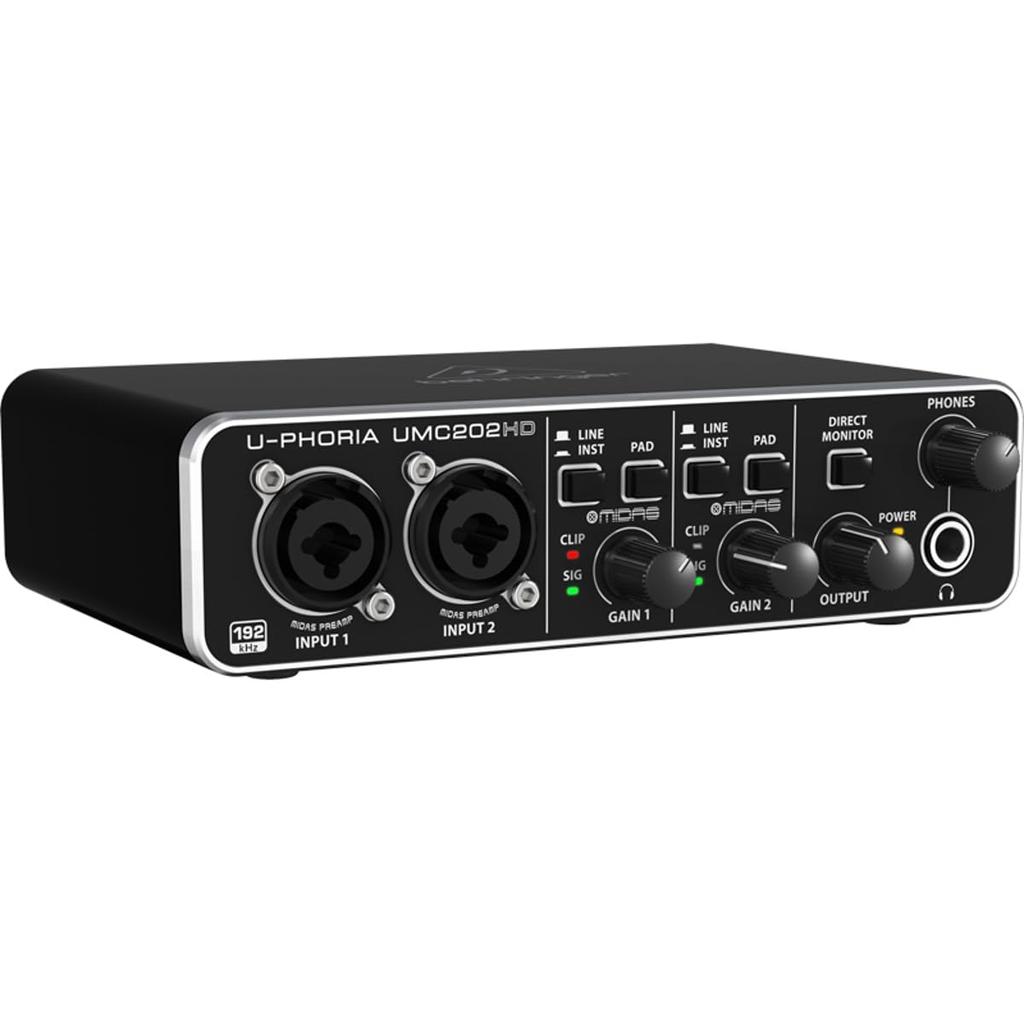 Behringer UMC202HD U-PHORIA 2-Channel