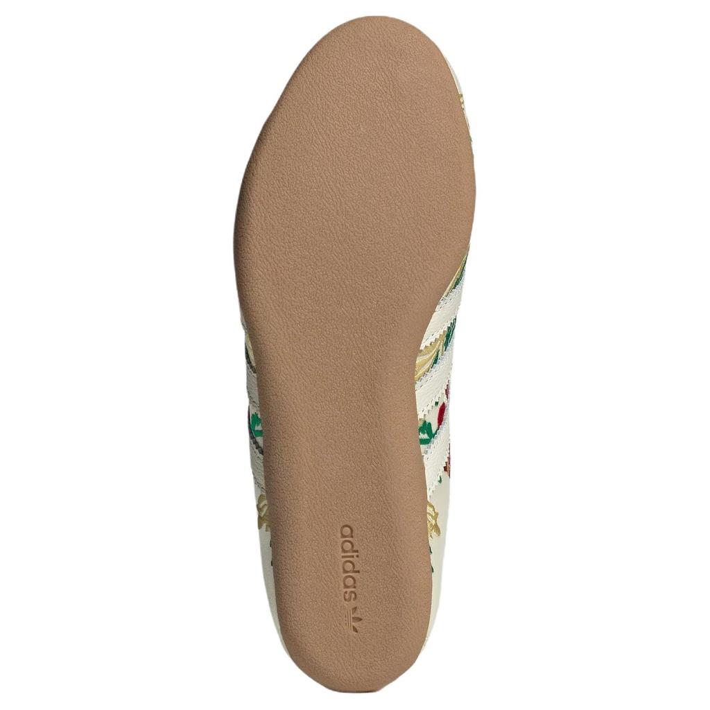 Adidas Пакет вышивки «Токио» - Кроссовки женские кремово-белые с золотистым металликом и резиновой подошвой JQ1687