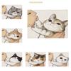Cat Linen Table Mat Cute Refuses To Kiss Cartoon Pattern Placemat Kitchen Table Decoration Mat