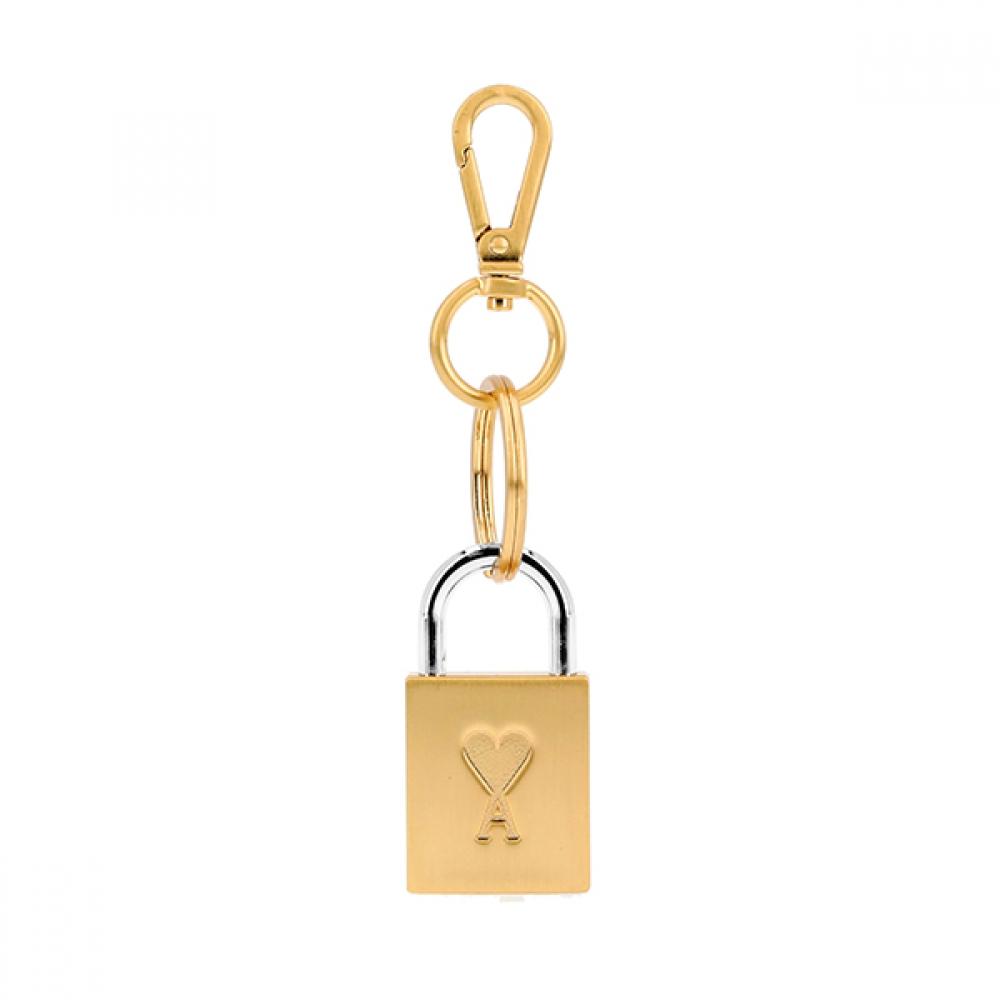 Ami Ukr912 369 909 Ami De Coeur Padlock Heart Logo Keyring