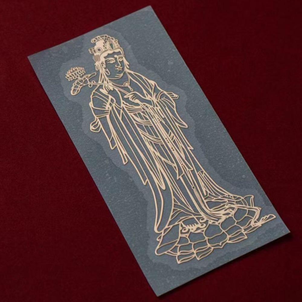 Lucky Charm Mobile Phone Sticker Chinese Zodiac Phone Case Stickers DIY Buddhist Sticker Phone