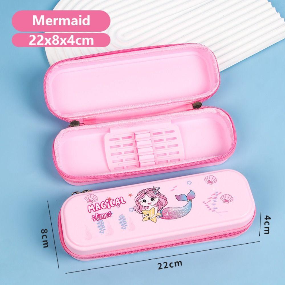 Многофункциональный пенал Динозавр/Ракета/Русалка Коробка для хранения канцелярских товаров Пенал Студенческий подарок