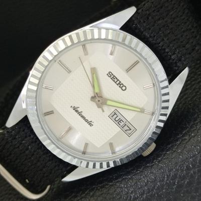 ВИНТАЖНЫЕ АВТОМАТИЧЕСКИЕ ЧАСЫ SEIKO 6309A ЯПОНИЯ МУЖСКИЕ С СЕРЕБРИСТЫМ ЦИФЕРБЛАТОМ a701696-5