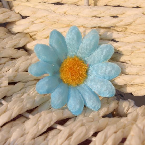 100 шт. искусственный цветок поддельные шелковые головки подсолнуха свадебный цветочный декор «сделай сам»