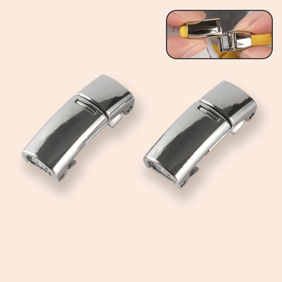 1 пара шнурков с металлической пряжкой, магнитная пряжка для обуви, замок для шнурков, зажим для шнурков без замка для кроссовок для детей и взрослых