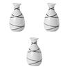 Set of 3 Random Line 2 Go Sake Bottles Sake Bottles Setomonohonpo [8×14.5cm (330cc)]