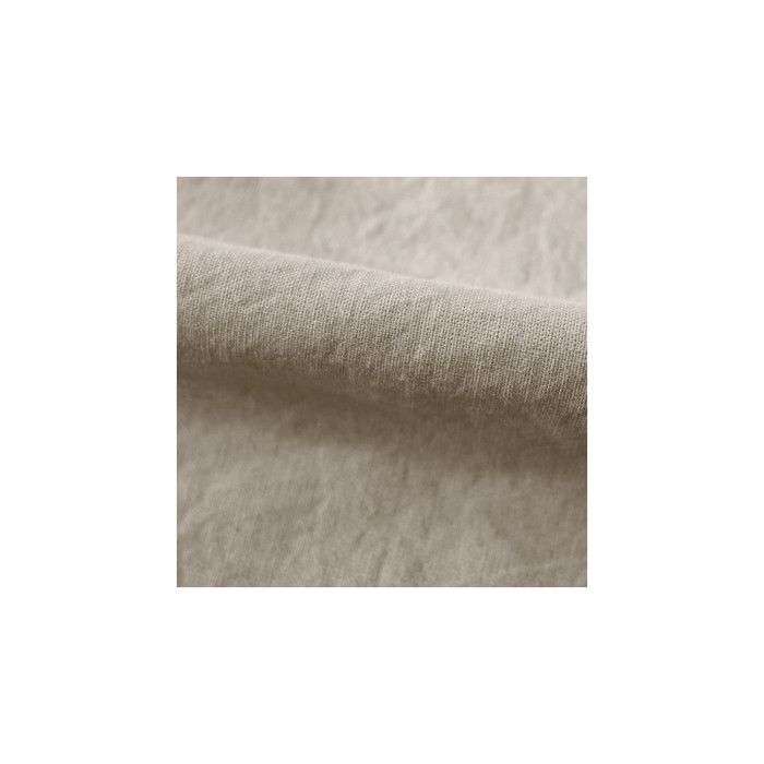 Palace Fitted Sheet In Pure Washed and Dyed Cotton 63 Threads/cm² Vent Du Sud - Palace Lin - 140 X 190 Cm, 35 Cm Gusset