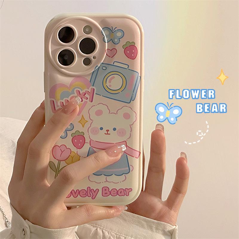 Силиконовый чехол Zhitai Apple 15 Pro Max Cartoon с воздушной подушкой для iPhone 11, 12, 13