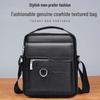 Men's Genuine Leather Vertical Shoulder Bag & Messenger Briefcase