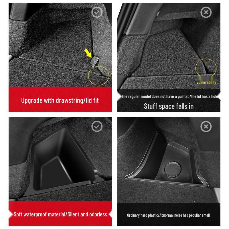 Tesla Model Y/3 Боковой карман багажника - Аксессуар для модификации интерьера