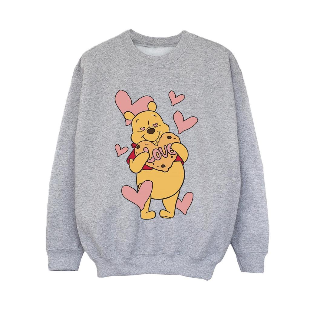 Winnie the Pooh Boys Love Heart Cookie Sweatshirt