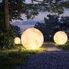 Moon Floor Lamp: Courtyard Landscape Lighting In Various Sizes, Rechargeable & Solar-Powered Options Available