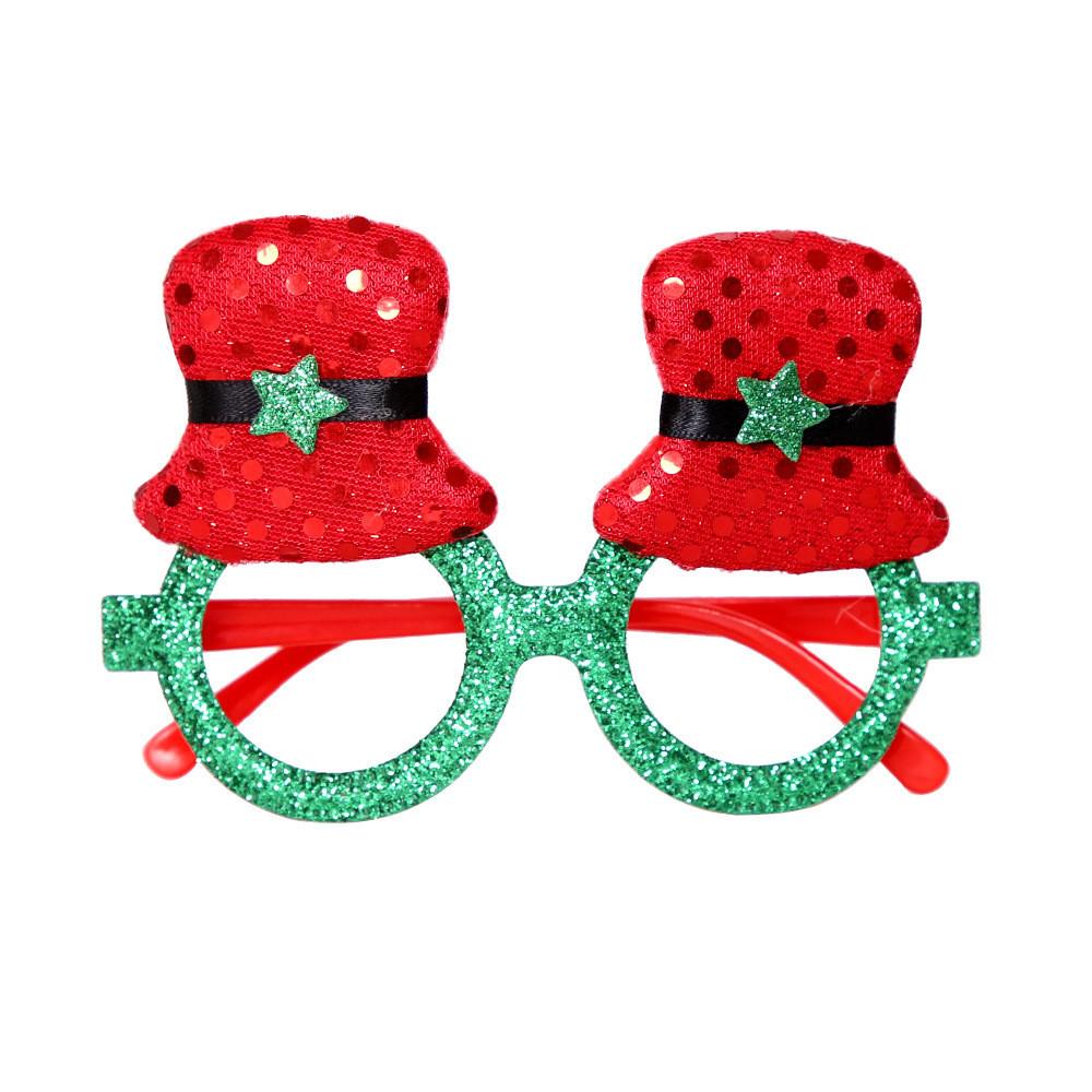 Vibrant Christmas Party Glasses For Children With Playful Reindeer Antlers And Festive Snowman Themes