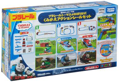 TAKARA TOMY Thomas Climbs Recombinant Action Rail Train Игрушка для детей от 3 лет Соответствует стандартам безопасности игрушек Сертификация ST Mark PLARAIL TAKARA
