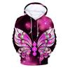 Autumn Fashion Colorful Butterfly 3D Print Hoodies Men Women Casual Sweatshirts Oversized Hoodie Pullovers Tracksuit Clothing