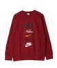 Nike Свитшот мужской Club Fleece с длинным рукавом и круглым вырезом, размер M для и тренировок, (ФН2611-677), Тренажерный зал, Спорт, Фитнес,
