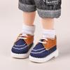 1 Pair High Street Fashion 1/12 Bjd Doll Shoes Leather 1/12 Bjd Casual Shoes  Children
