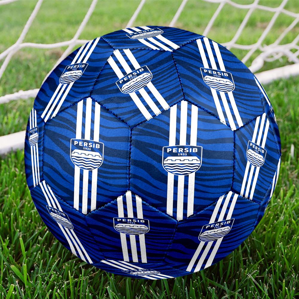 Persib Bandung Football Crest Size 5 Soccer Ball,Indoor/Outdoor Suitable for Training Matches Tournaments Practice Games Perfect Gift for Fan