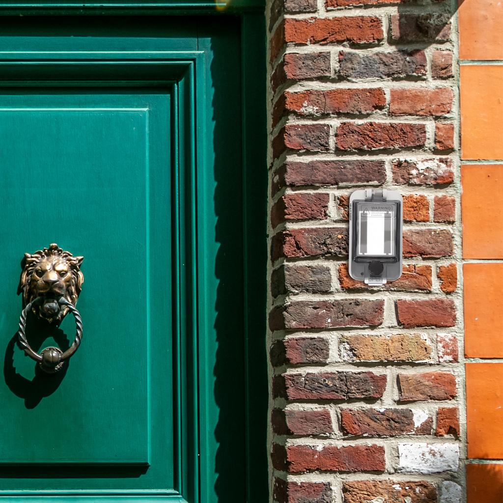 Водонепроницаемый автоматический выключатель Прозрачная 2-полюсная распределительная коробка Защитная крышка для наружного электрооборудования Прочный поликарбонатный корпус блока питания