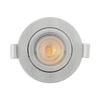 Spot LED encastrable 3en1 rond Alu 7W IP20