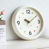 Часы настенные часы гостиная 2025 новый дом мода бесшумные простые креативные часы настенные кремовые ветер