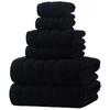 6 Piece Cotton Towel Set Highly Absorbent 2 Bath Towels + 2 Hand Towels + 2 Washcloths