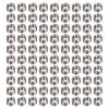 100Pcs Thread Inserts Male Female Reducing Nut Repair Tool Stainless Steel Fastener M2.5x0.451.5D