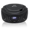 Radio Portable DAB / DAB+ / FM, Lecteur CD-MP3, USB, Stereo, Télécommande Roadstar CDR-375D+/BK Noir 33048