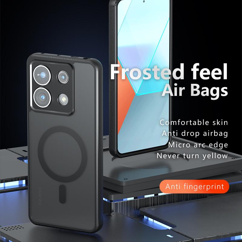Для Xiaomi Redmi Note 13 13R Note13 Pro Plus матовый противоударный чехол TPU с защитой от отпечатков пальцев, устойчивый к падениям, не желтеющий, задняя крышка, корпус