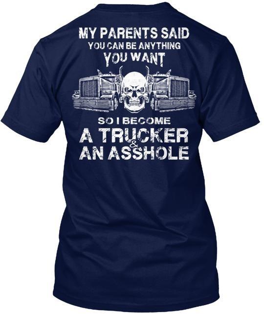 Trucker So I Become T-Shirt Made in the USA Size S to 5XL Unisex T-Shirt