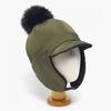 New Arrivals Open Run Ear Flap Trapper Hat With Fur Decoration