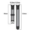 New Breathable Two-Color Silicone Bracelet Strap Replacement