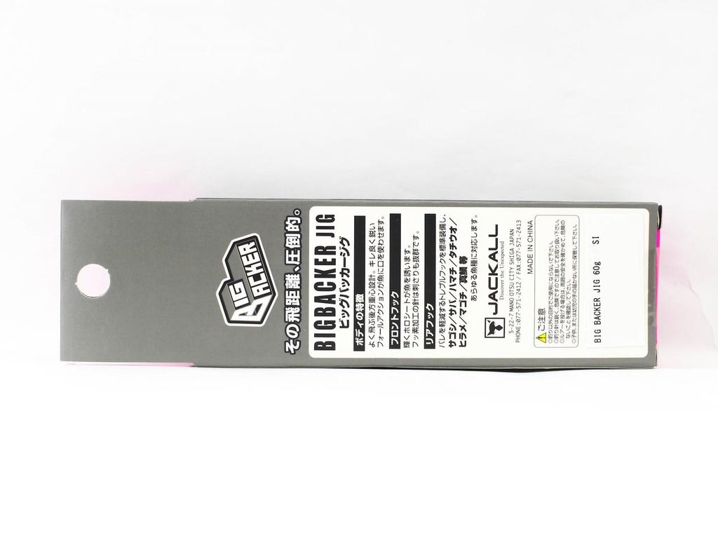 Jackall Металлический джиг Big Backer 60 грамм Синий Розовый (5525)