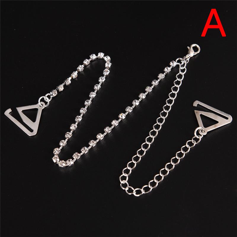 Сексуальный женский бюстгальтер из 1 комплекта 1/2 ряда с прозрачными кристаллами и стразами, регулируемый металлический бюстгальтер на бретелях