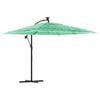 VidaXL Parasol de jardin avec mât en acier vert 246x246x230 cm, parasol, parasol d'extérieur, parasol de patio, parapluie, 4005076
