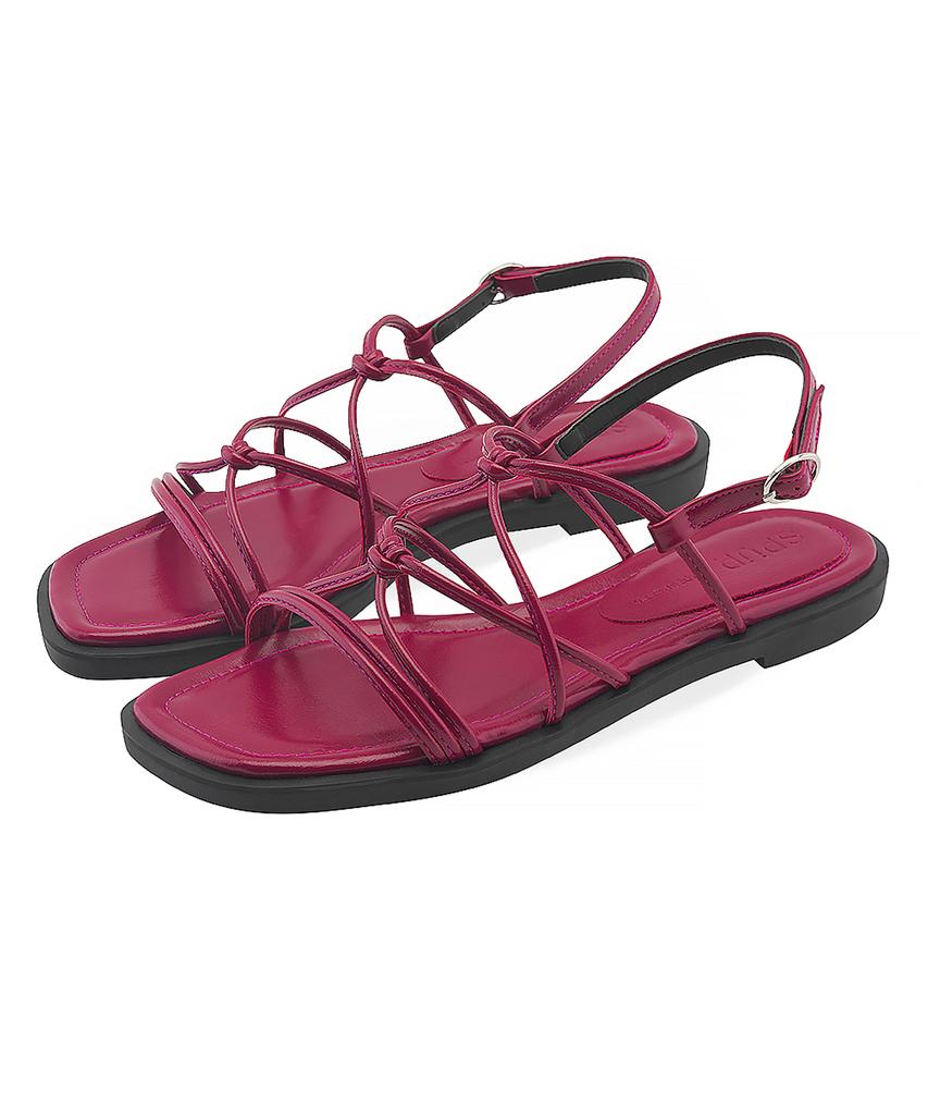 Сандалия на ремешке с шипом Flutter -Ss8050 (3Color) Сандалии на ремешке 1,5 см