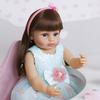 Decdeal 22 дюймов Reborn Baby Doll Силиконовые реалистичные милые куклы для всего тела Детские подарочные куклы с