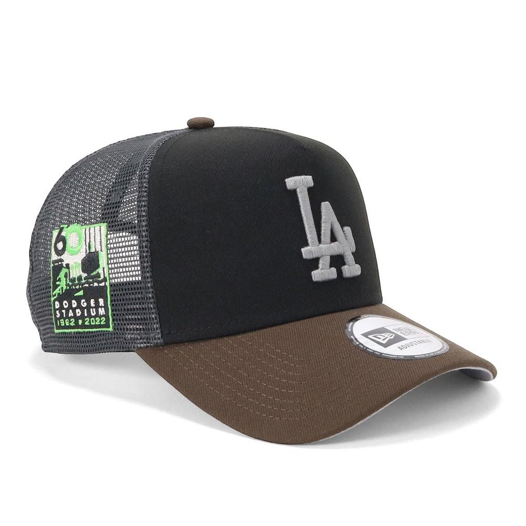 Сетчатая кепка Era 9FORTY A-FRAME TRUCKER Двухцветная MLB ONSPOTZ Эксклюзив NER37C1499 9 Forty CS Черный орех Боковой патч