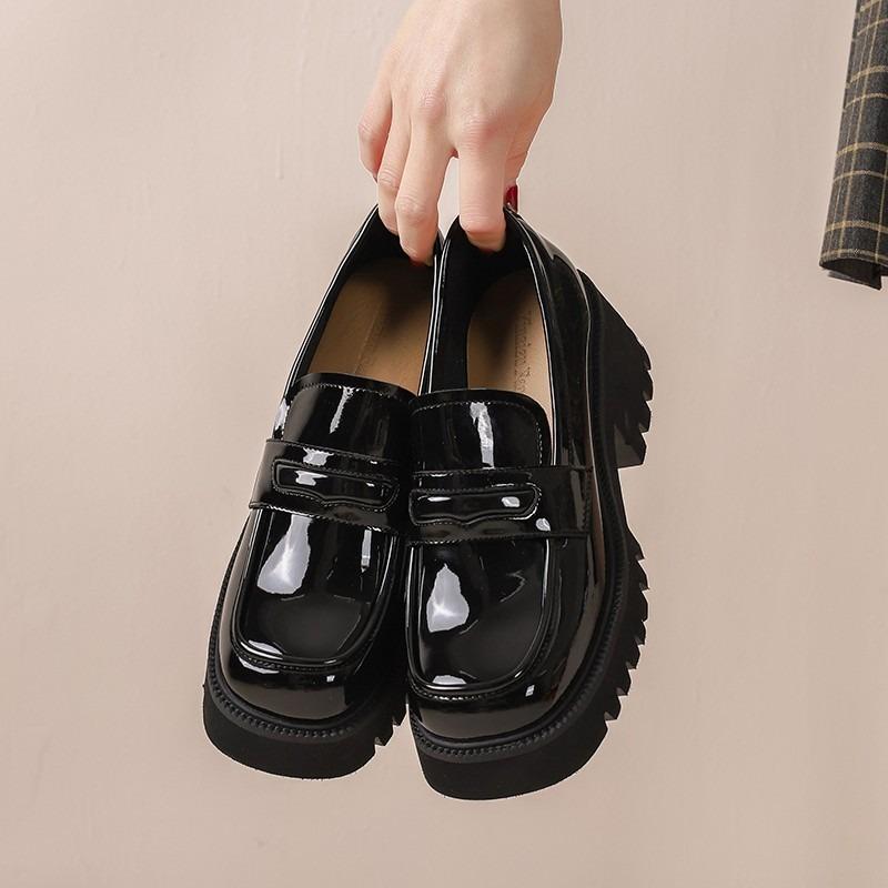 Распродажа женской обуви 2024 года. Модные лоферы. Женские туфли на высоком каблуке. Офисные туфли на платформе. Женские туфли без застежек на квадратном каблуке. Женские туфли Zapatos.