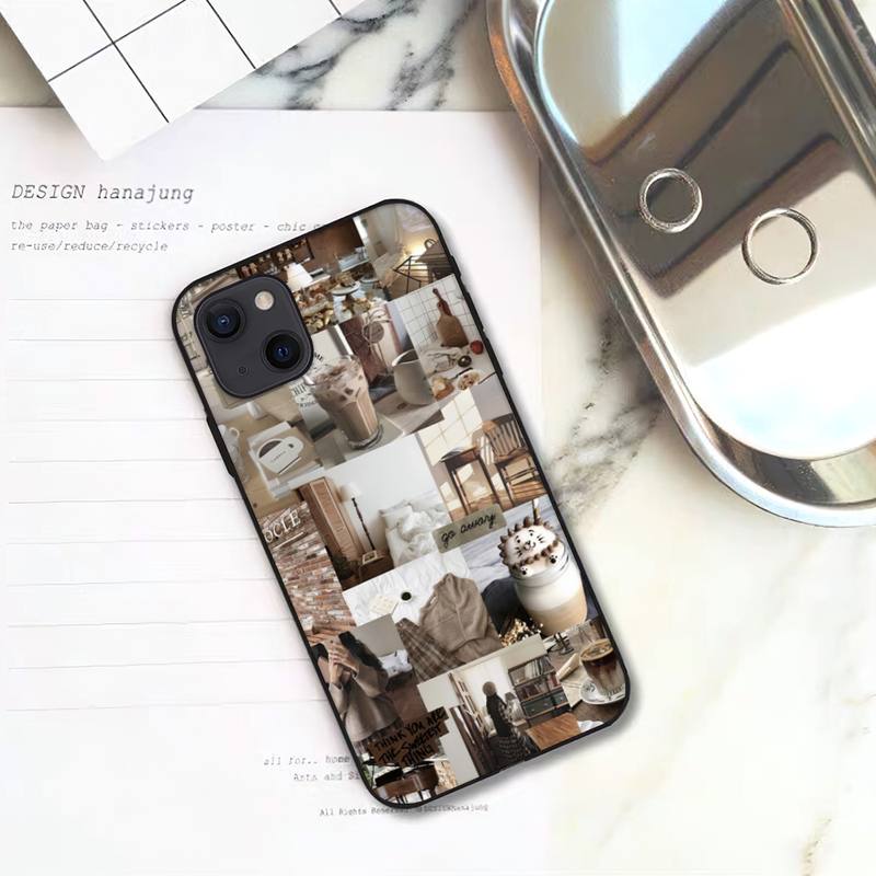 Чехол для телефона с эстетическим коллажем для iPhone 11 12 Mini 13 Pro XS Max X 8 7 6s Plus 5 SE XR Shell