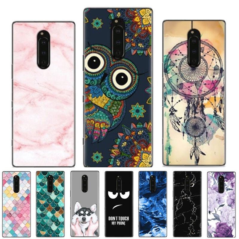Чехол для Sony Xperia 1 Чехол Мультяшный Мягкий ТПУ Чехол для Телефона для Sony Xperia1 iii Силиконовые Fundas для Sony Xperia 1 ii J9110 J8110