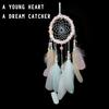 Natural Christmas Colorful Lights Home Decoration Single Ring Dream Catcher Hanging Decorations