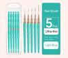 5Pcs Colorful Nail Art Liner Painting Brushes Ultra-thin Line Drawing Tool 7/9/11/15/25mm Details Manicure Nail Liners Pen Tool
