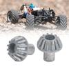 2Pcs RC Car Metal Bevel Gear Zinc Alloy 12T Metal Bevel Gear Replacement RC Parts for WLtoys 124008